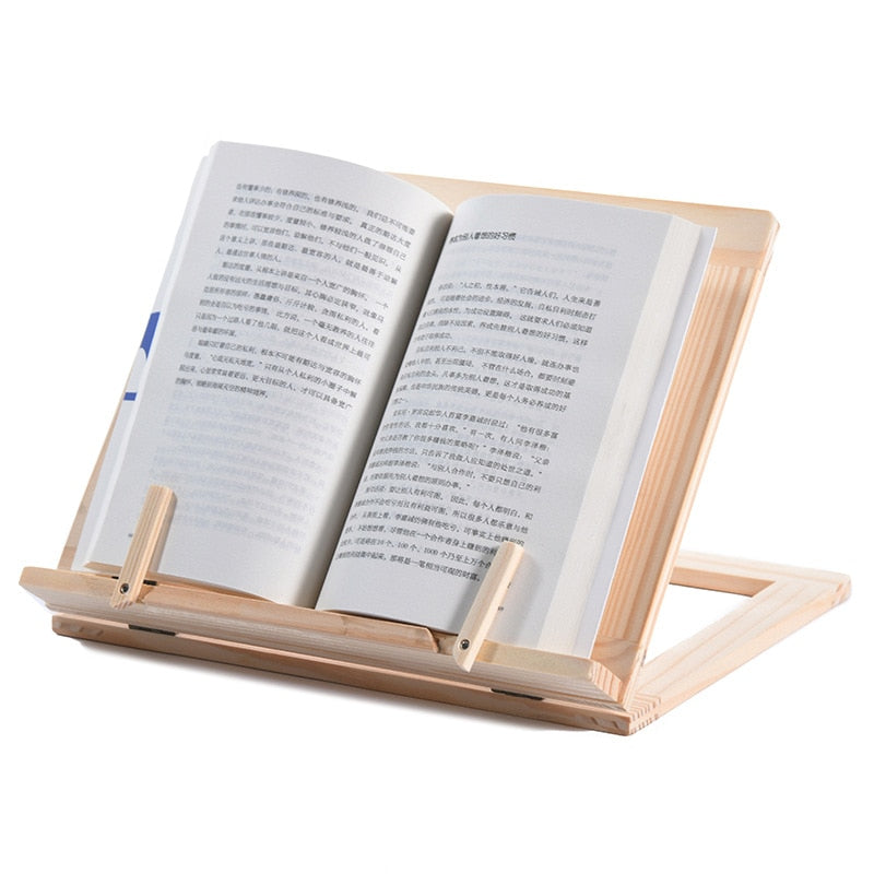 Ergonomic Wooden Tablet Holder Stand