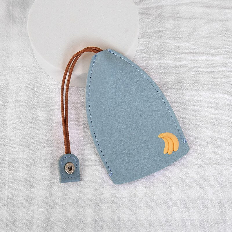 Colorful Fruit Pattern Keychain Holder