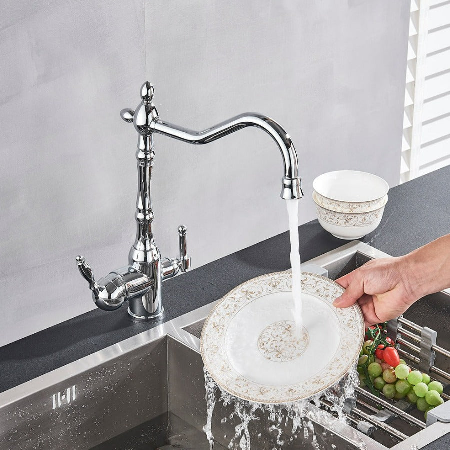 Classic Kitchen Faucet - Elegant Stylish Design
