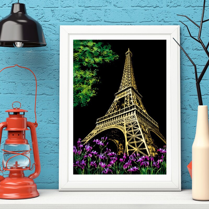 Colorful Art Scratch Off Painting Kit