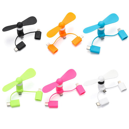 Compact Travel Phone Cooling Fan