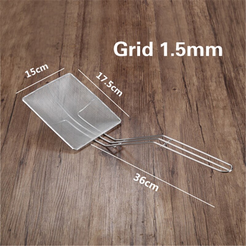 Premium Metal Cooking Strainer Spatula