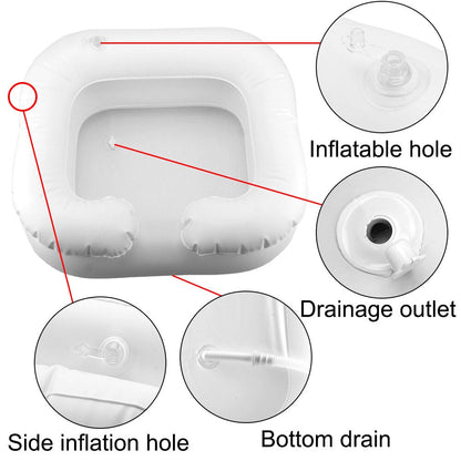 Portable Folding Hair Wash Basin with Drain