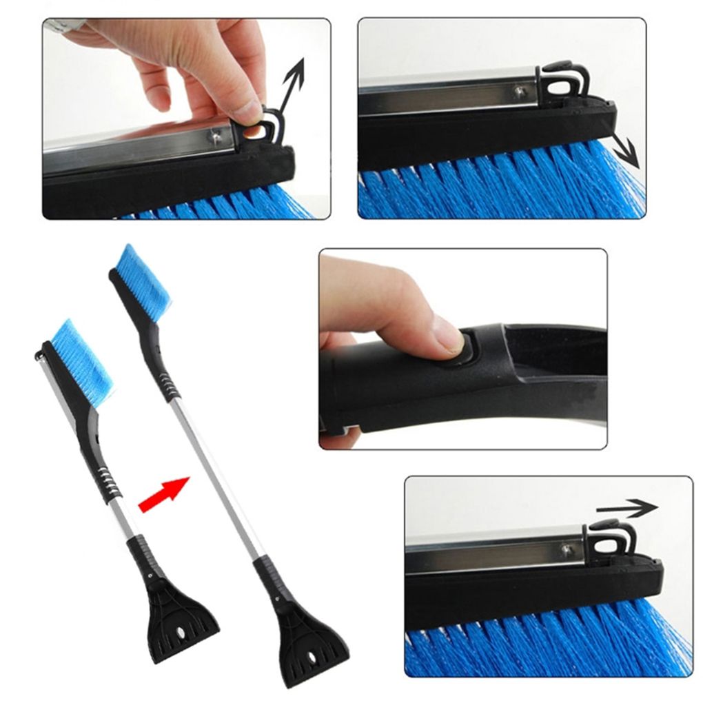 Premium Extendable Snow Brush Scraper