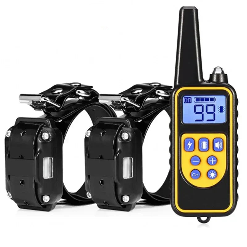Rechargeable Waterproof Dog Training Collar with Remote - Fesara