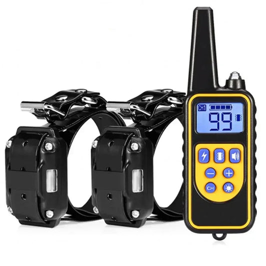 Rechargeable Waterproof Dog Training Collar with Remote - Fesara