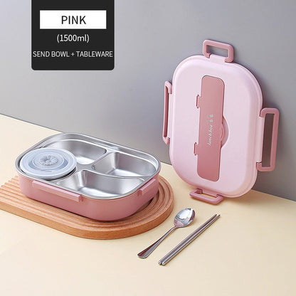 Insulated Kids Lunch Container with Multiple Compartments