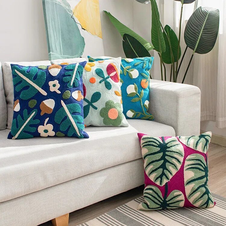 Floral Pattern Decor Cushions