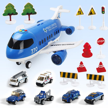 Fun Kids Musical Airplane Toy Playset