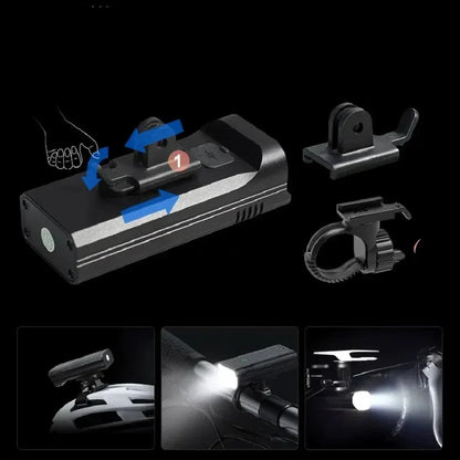 Bright 5000 Lumen USB Rechargeable Bicycle Light - Fesara
