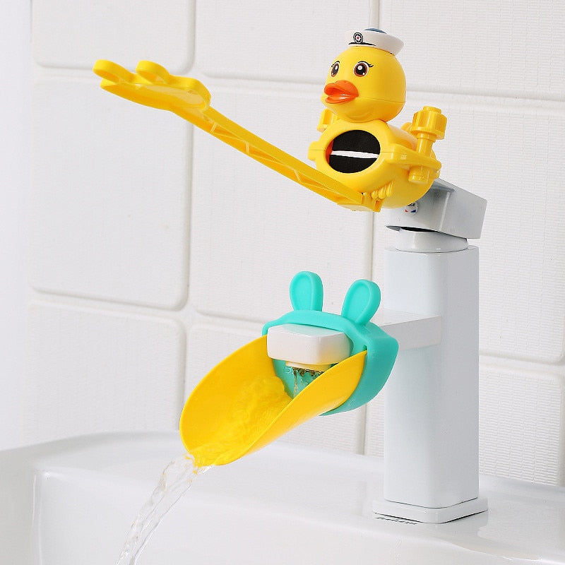 Colorful Kid Friendly Faucet Extender Spray Guard