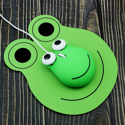 Funny Frog Cartoon Mouse