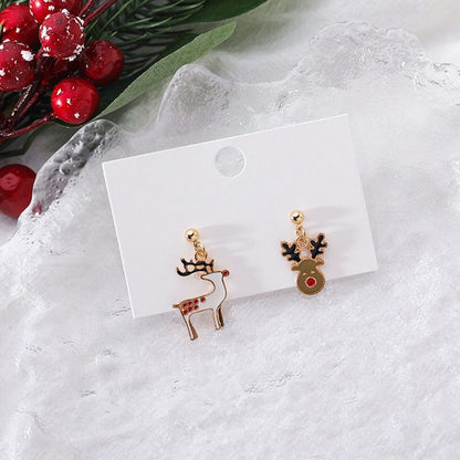 Fesara | Festive Holiday Cheer Drop Earrings