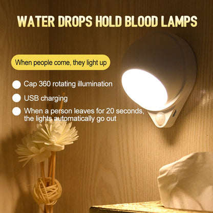 Colorful 360 Spin Water Drop LED Nightlight Lamp