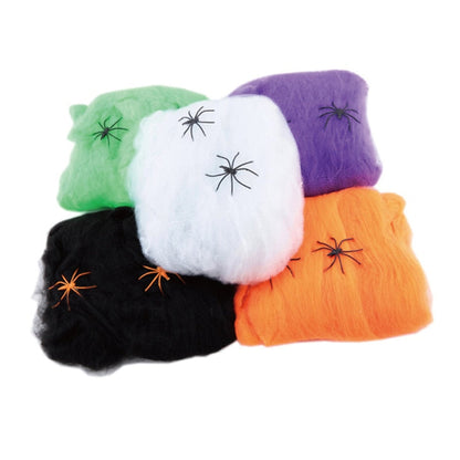 Spooky Fake Spider Web Decorations