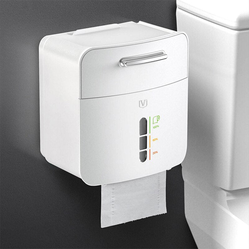 Space Saving Toilet Paper Holder Storage Rack