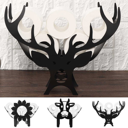 Cute Animal Iron Toilet Paper Holder WALL MOUNT