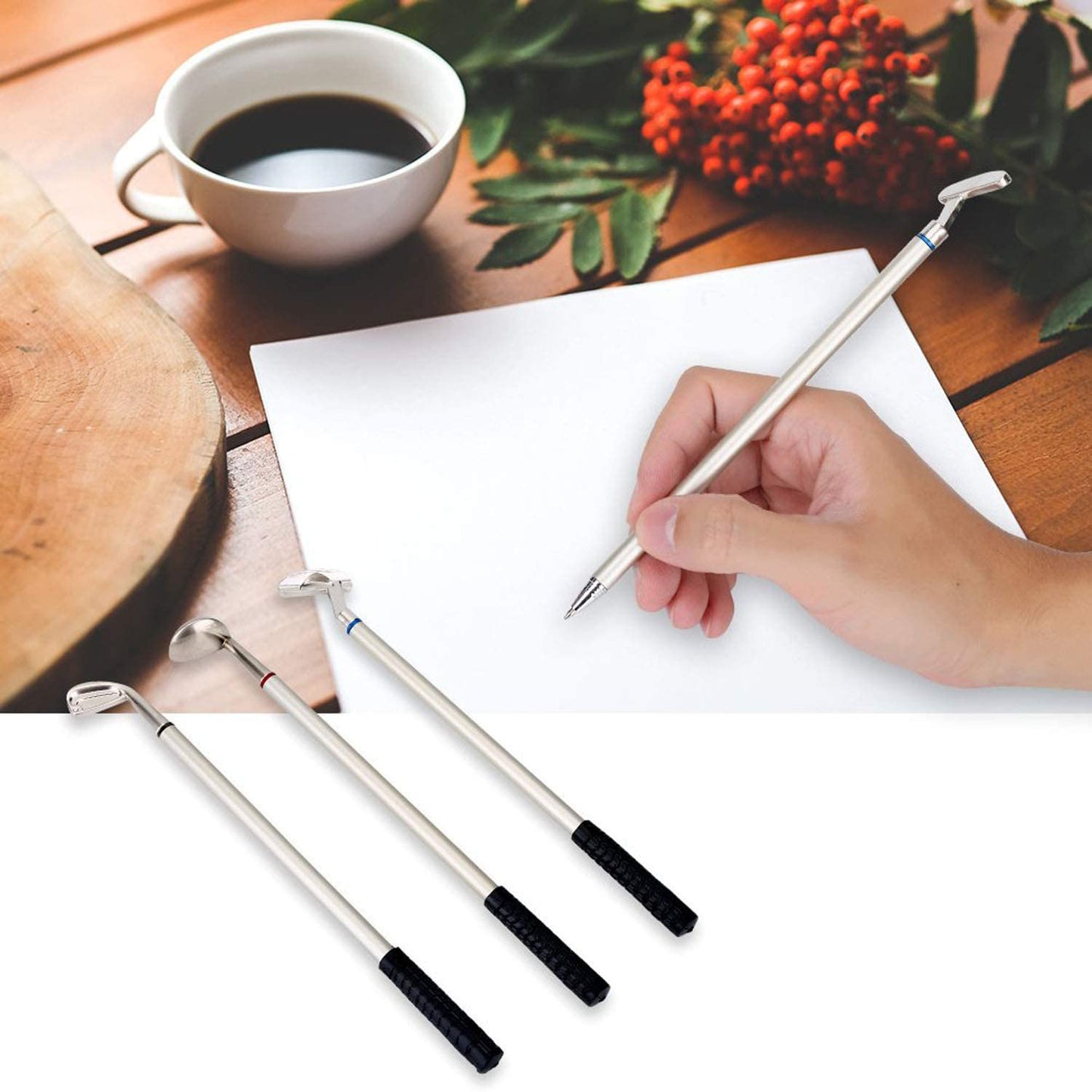 Compact Golf Theme Ballpoint Pen Gift Set