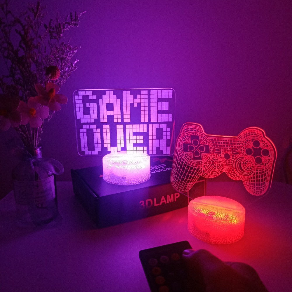 Fesara Cool LED Gaming Bedside Lamp