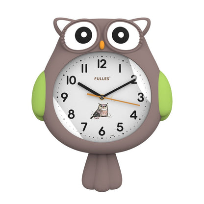 Adorable Night Owl Wall Clock