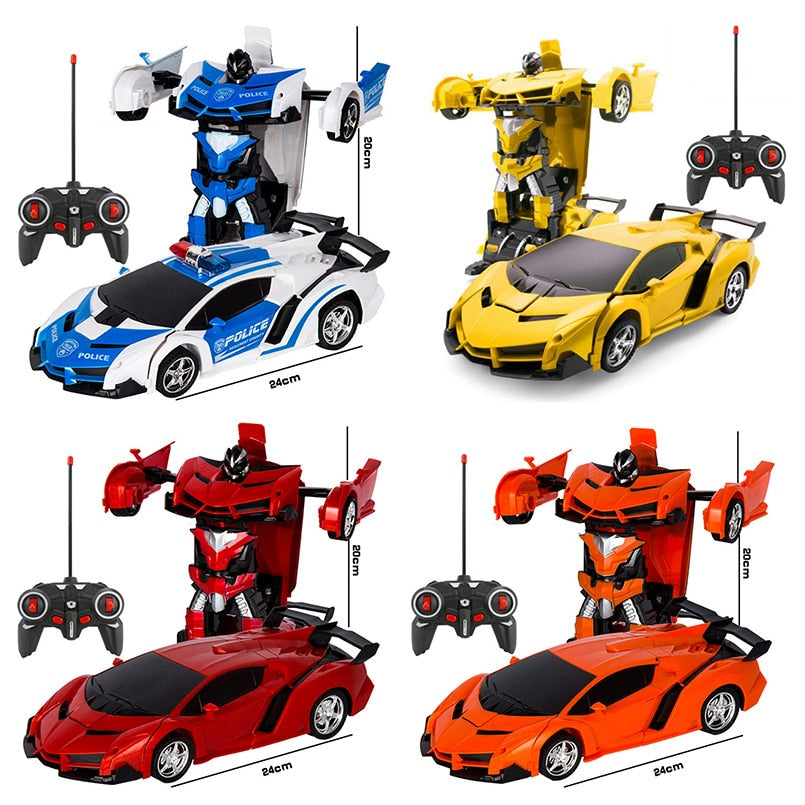 Turbo 2-in-1 Remote Control Transforming Car Toy