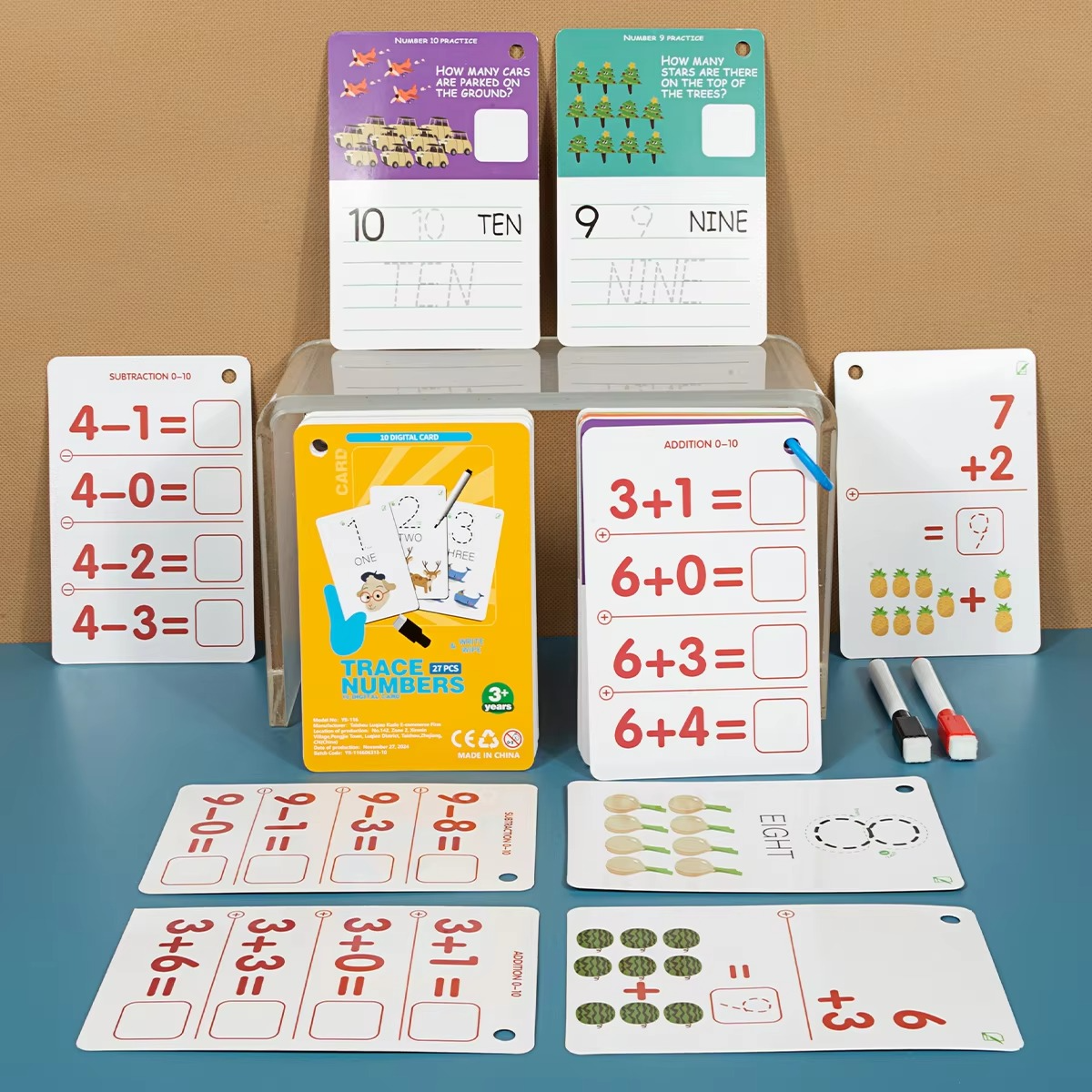 Washable Alphabet Tracing Book for Kids