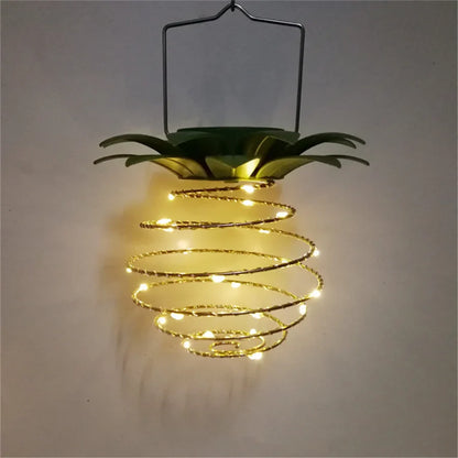 Solar Garden Lights - Waterproof Pineapple Design Outdoor Lamp with Intelligent Control-5