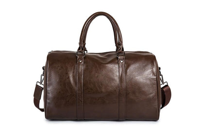 Classic Leather Duffel Bag for Men