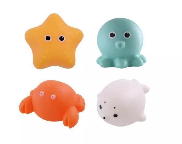 Bright Glow Bath Toy Set for Kids