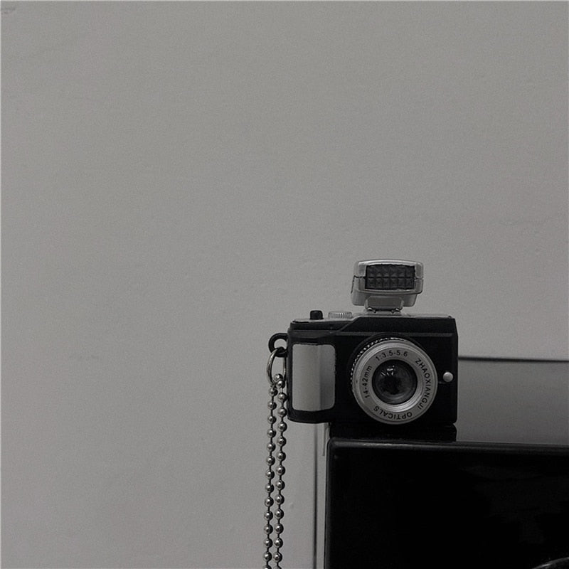 Retro Camera Pendant Torch Necklace
