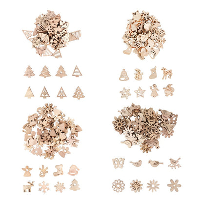 Fesara Wooden Festive Holiday Christmas Decorations
