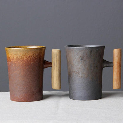 Vintage Style Ceramic Coffee Mug