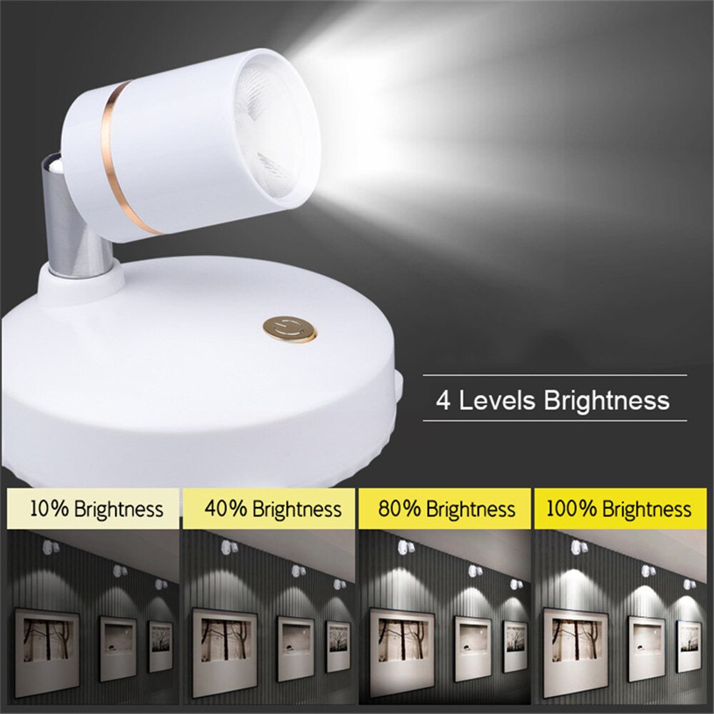 Bright Wireless LED Portable Spotlight