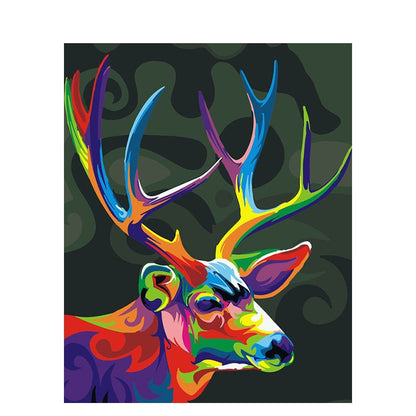 Colorful Animal Art Kit by Numbers