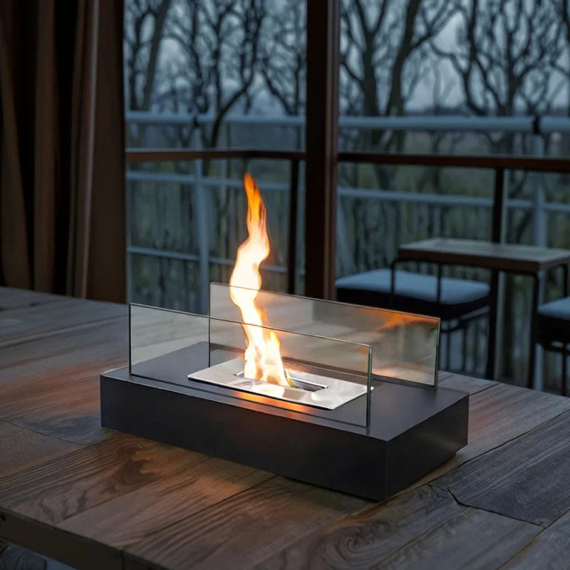 Realistic Flame Portable Table Lamp