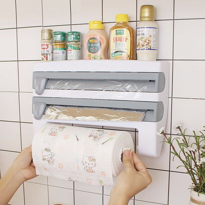 Space Saving Foil and Baking Paper Holder Shelf