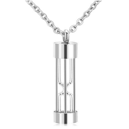 Timeless Sand Timer Pendant Necklace