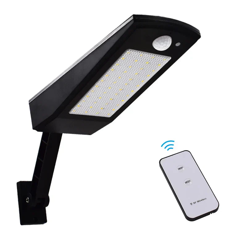 Bright Solar Powered Outdoor Wall Lamp with Motion Sensor