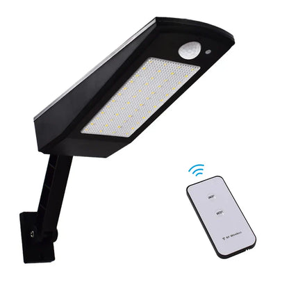 Bright Solar Powered Outdoor Wall Lamp with Motion Sensor