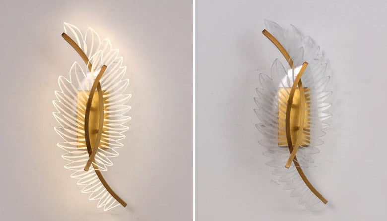 Shine Bright Gold Accent Wall Lamp