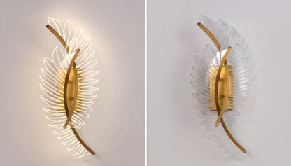 Shine Bright Gold Accent Wall Lamp