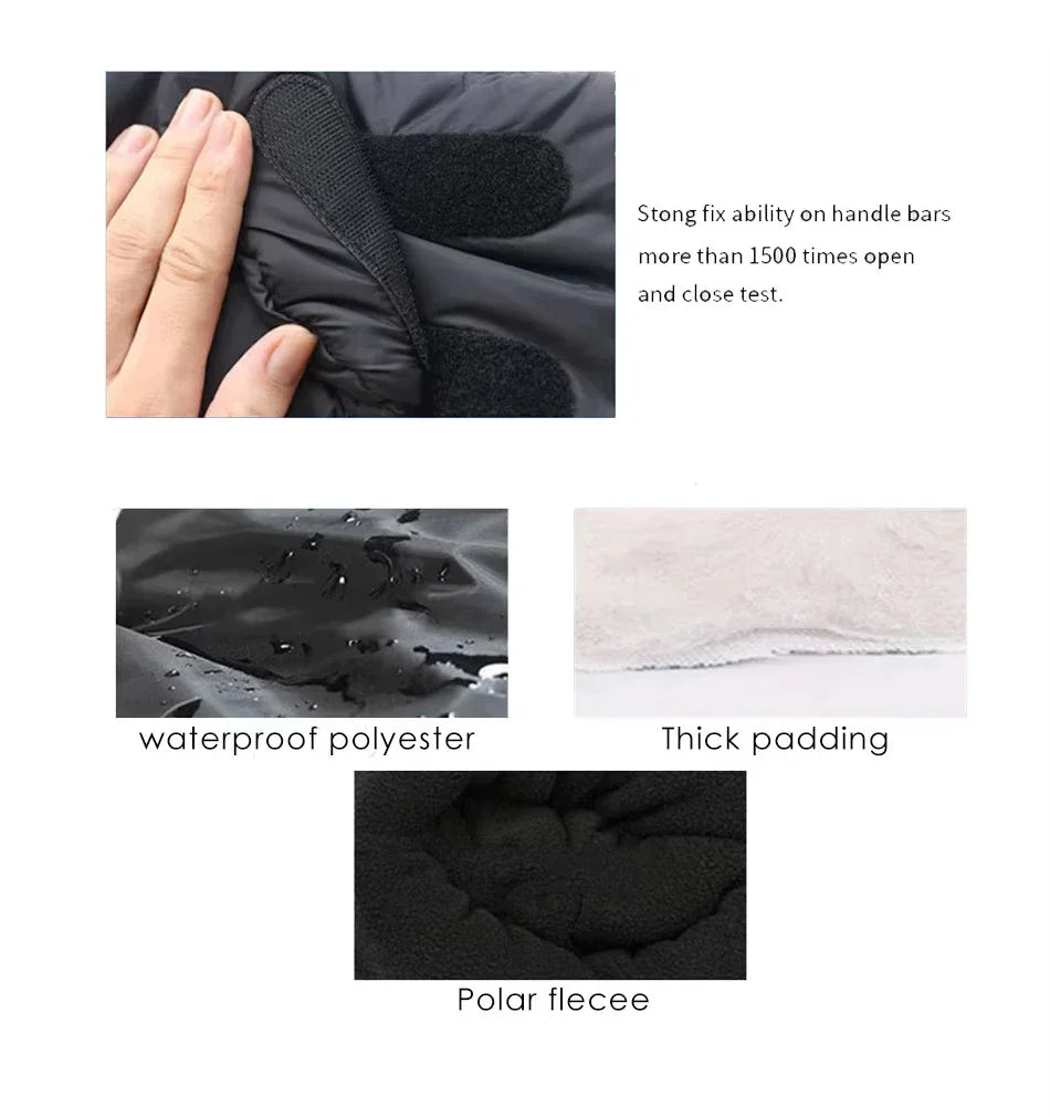 Warm Parenting Gloves for Stroller Pushing