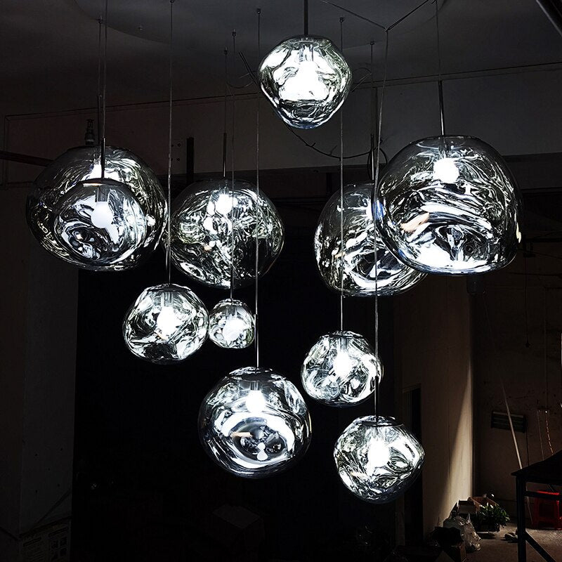Elegant Glow Pendant - Modern LED Hanging Lamp