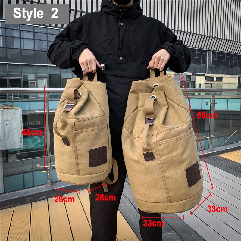 Traveler Canvas Tote Backpack Bag