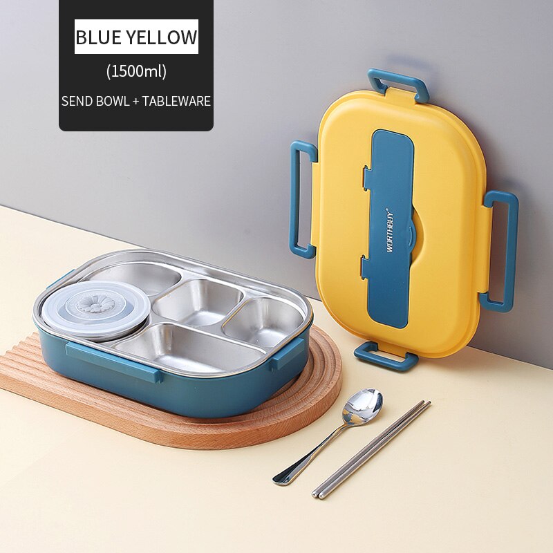 Insulated Kids Lunch Container with Multiple Compartments