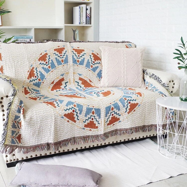 Rustic Fall Pumpkin Throw Blanket Cover