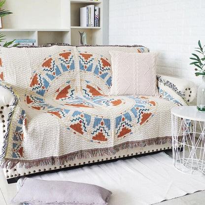 Rustic Fall Pumpkin Throw Blanket Cover