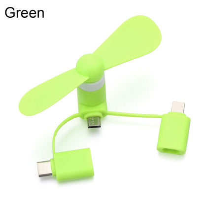 Compact Travel Phone Cooling Fan