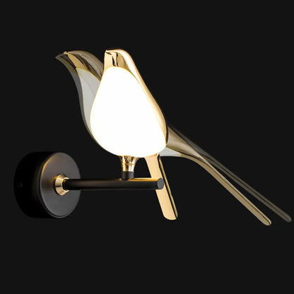 Delicate Bird Wall Lamp for Warm Ambient Lighting