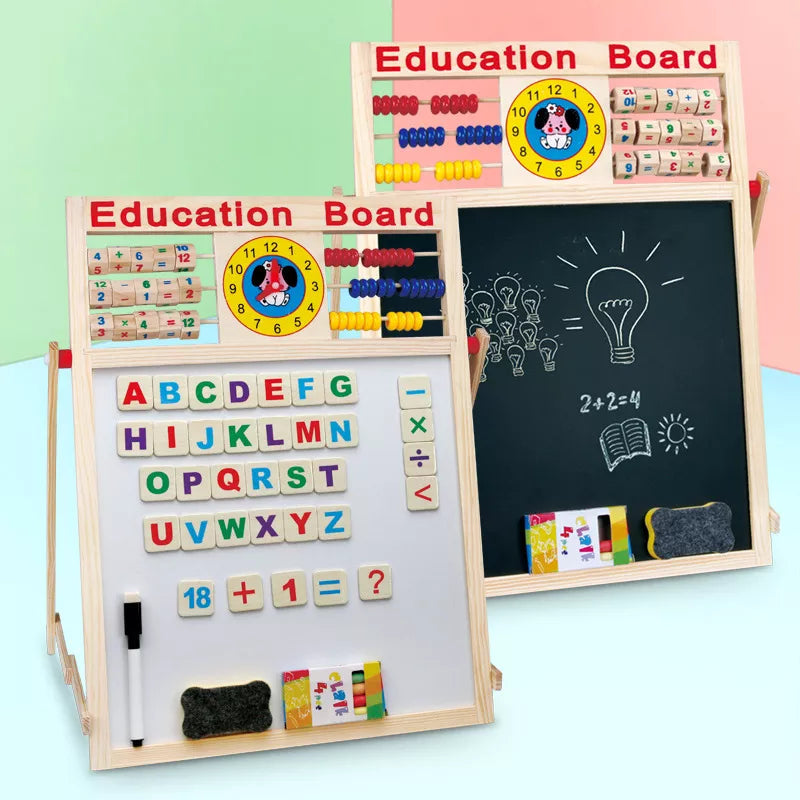 Educational Activity Board - Learn Words and Numbers